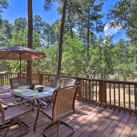 Rustic-Chic Prescott Cabin With Deck In Wooded Area! Exteriör bild