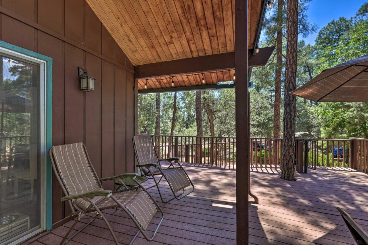 Rustic-Chic Prescott Cabin With Deck In Wooded Area! Exteriör bild