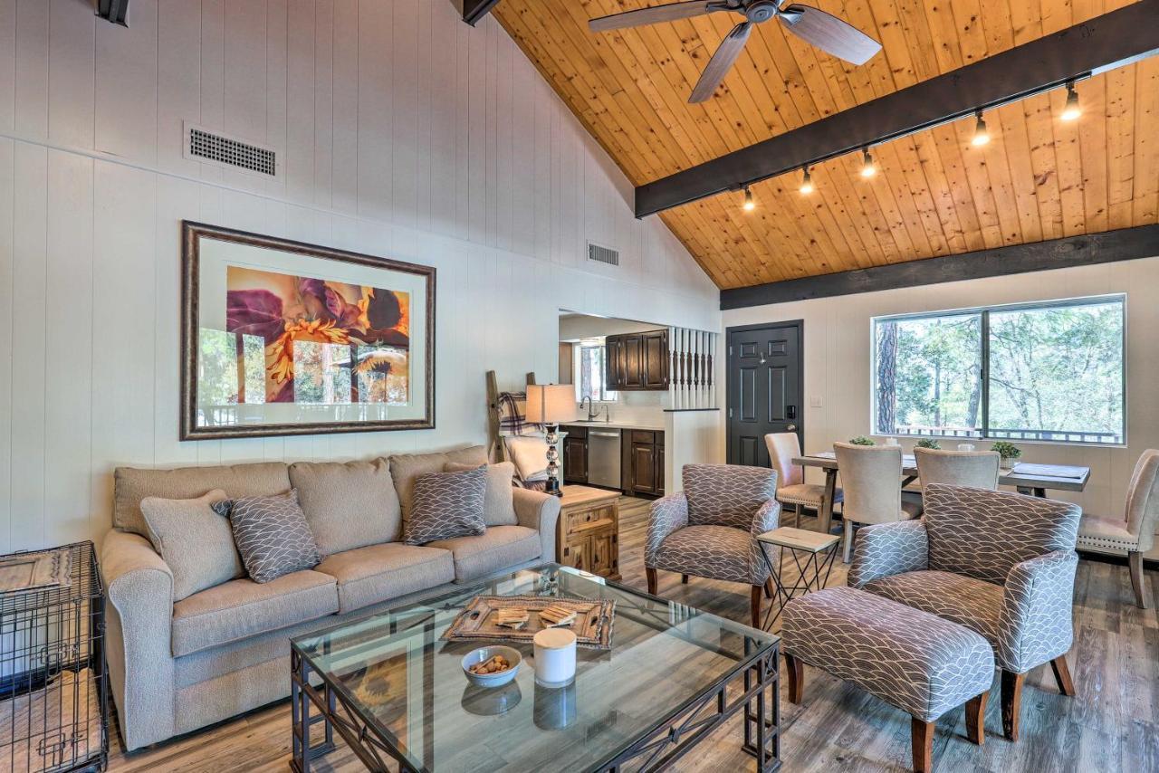 Rustic-Chic Prescott Cabin With Deck In Wooded Area! Exteriör bild